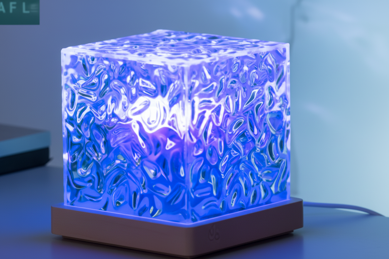 Baner promocyjny z kostką LED